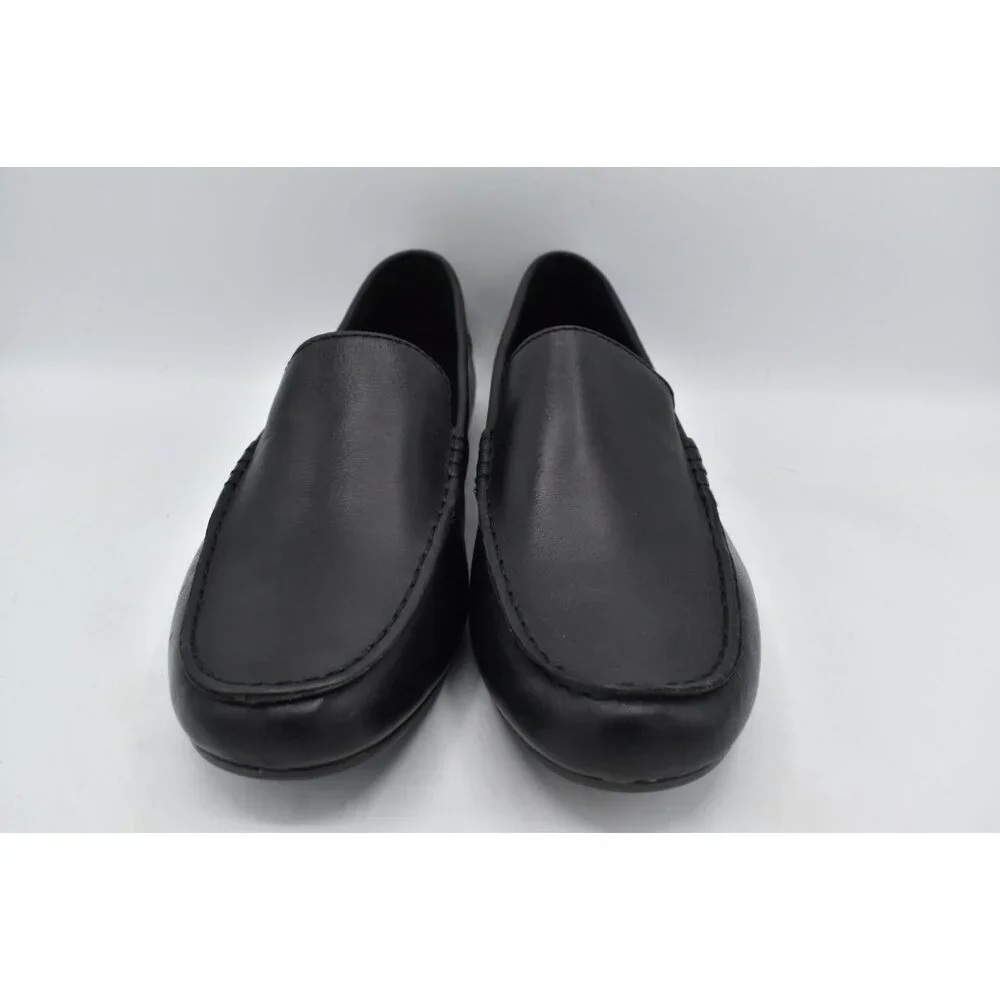 Born Mens Size 11 Liam‎ Black Full Grain Leather Slip On Loafers Shoes